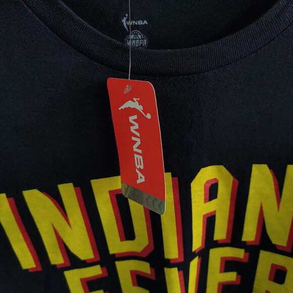 Caitlin Clark Indiana Fever 22 T-Shirt Men's XL Navy Blue Double Sided WNBA - Picture 3 of 9